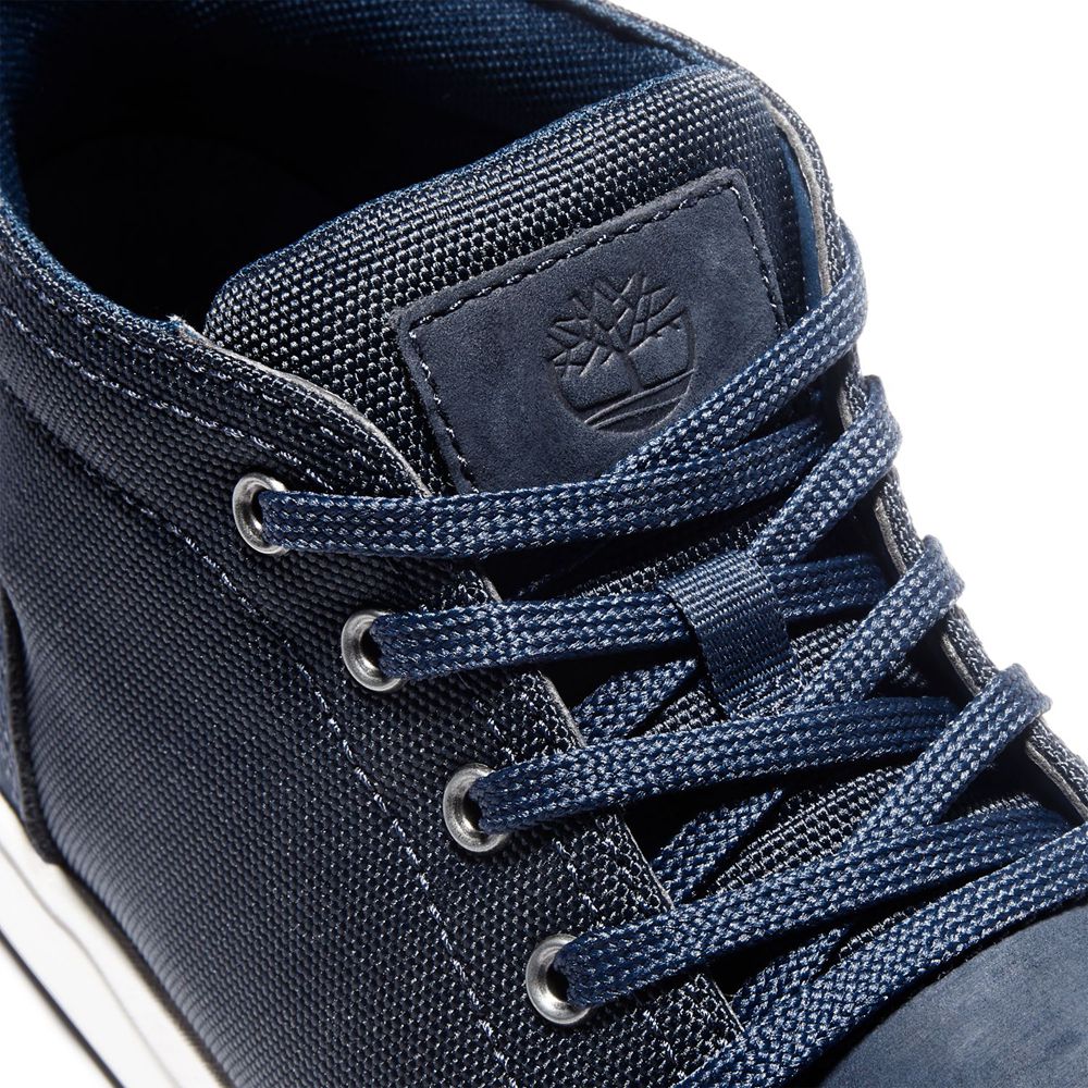 Botas de Seguridad Timberland Hombre Davis Square Mixed-Media Azul Marino - Chile XOP-295634